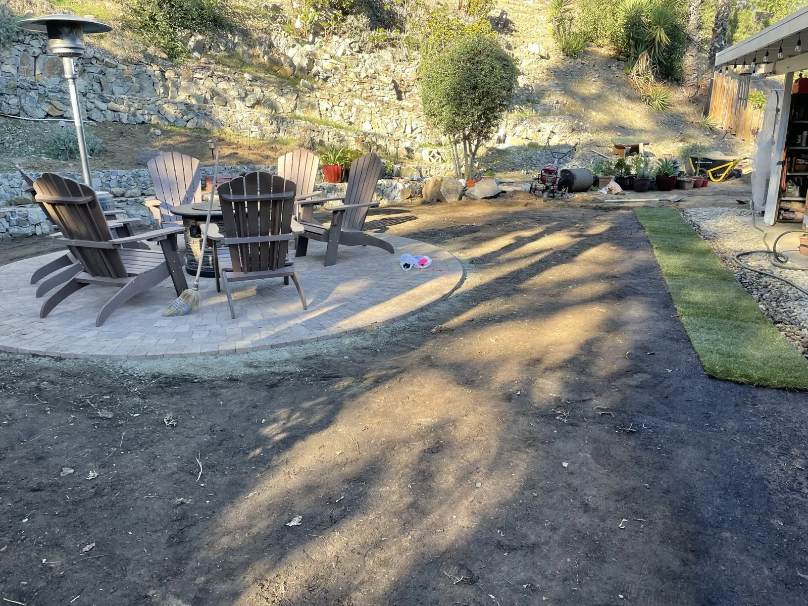 Backyard Seating Garden