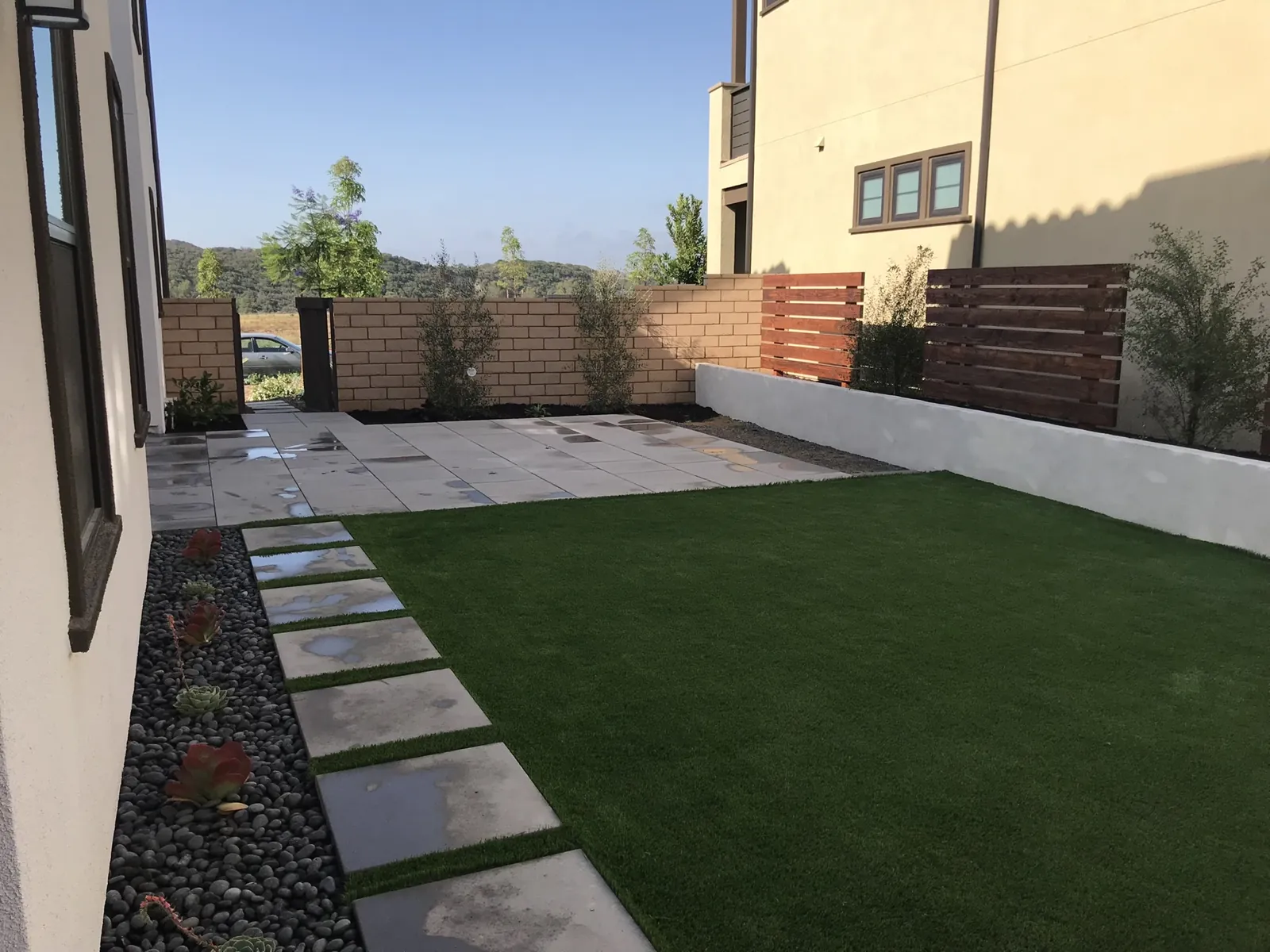 Backyard Lawn & Patio