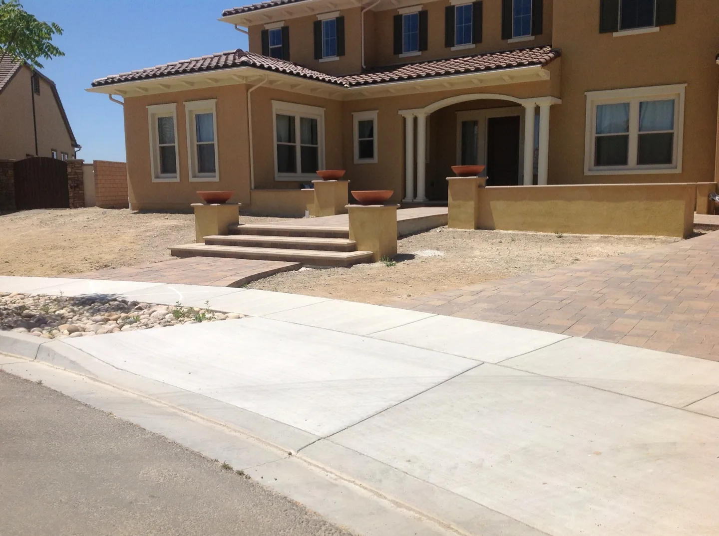 The starting point for a front garden