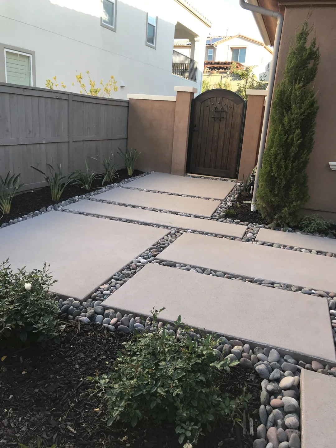 A simple path to the side gate