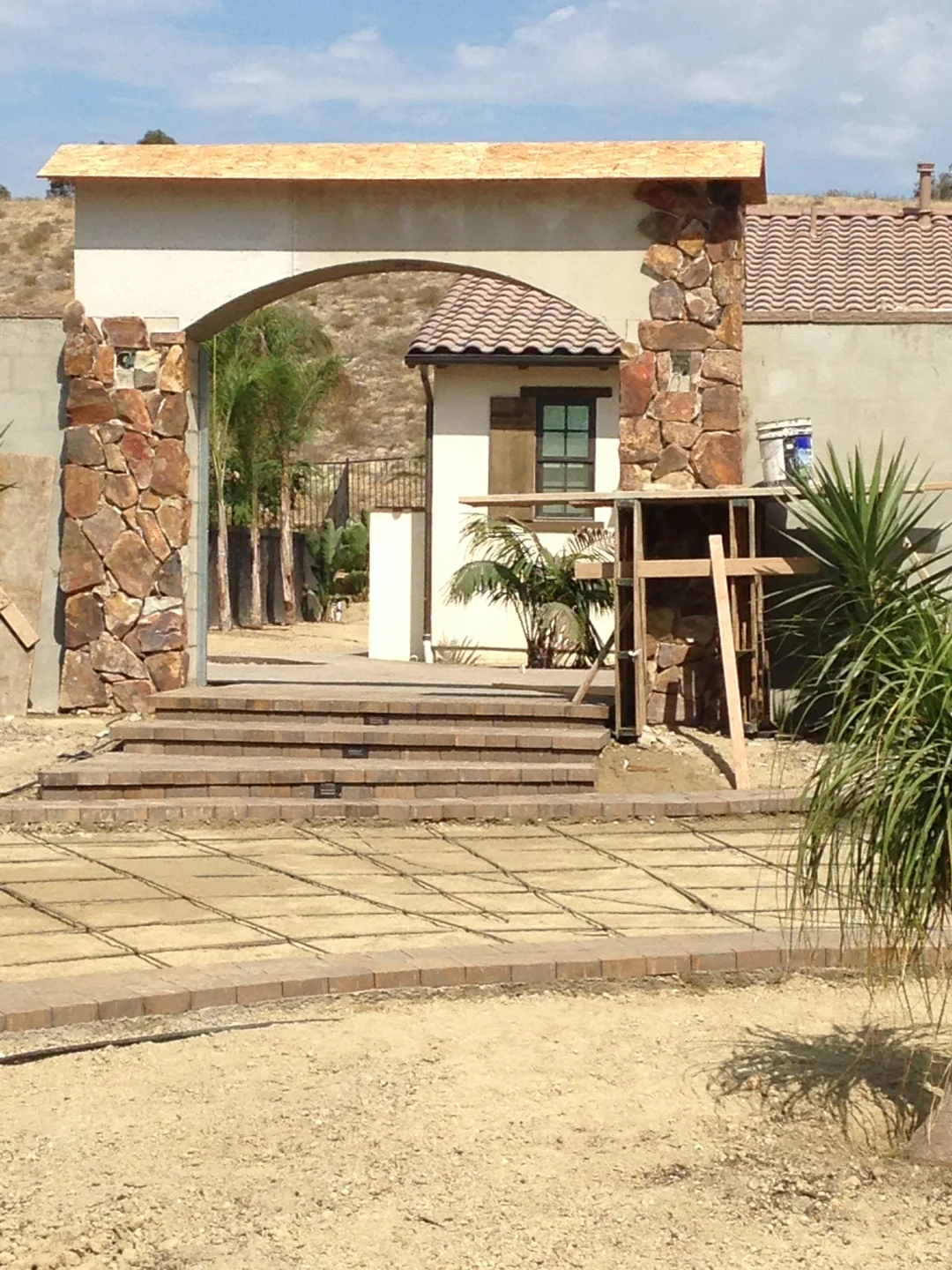 Stonework and finishing details